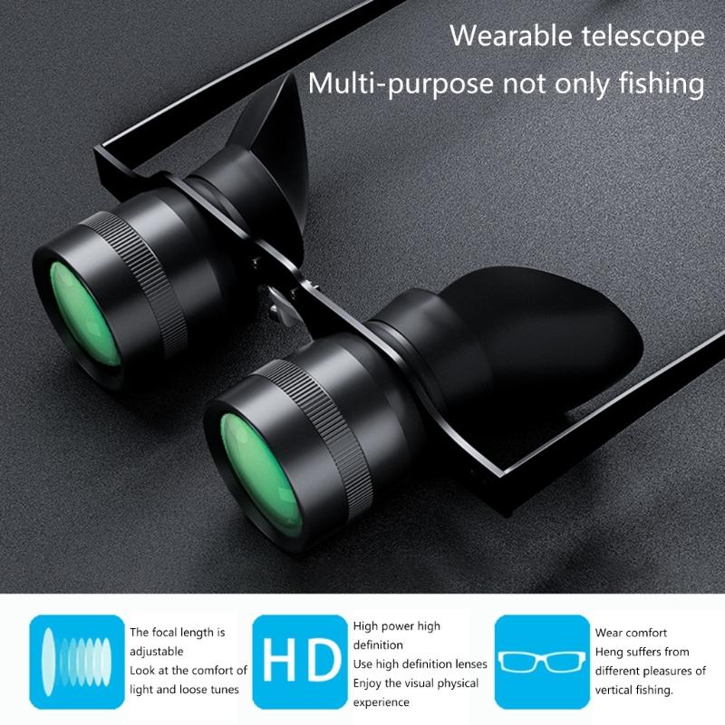 Fishing Binoculars Portable Telescope Fishing Magnifier Glasses Opera Glasses
