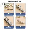 Lightweight School Supplies Portable Handheld Stapler, Metal Ergonomic Binding Tool, Compact Stapler for Office And Documents Home Paper Organizer