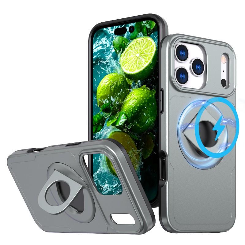 Phone Case IPhone 16 17 18 Pro Max Magnetic Stand Drop Protection