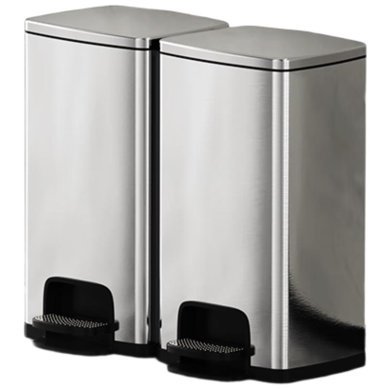 Jinke Stainless Steel Foot Pedal Commercial Trash Can