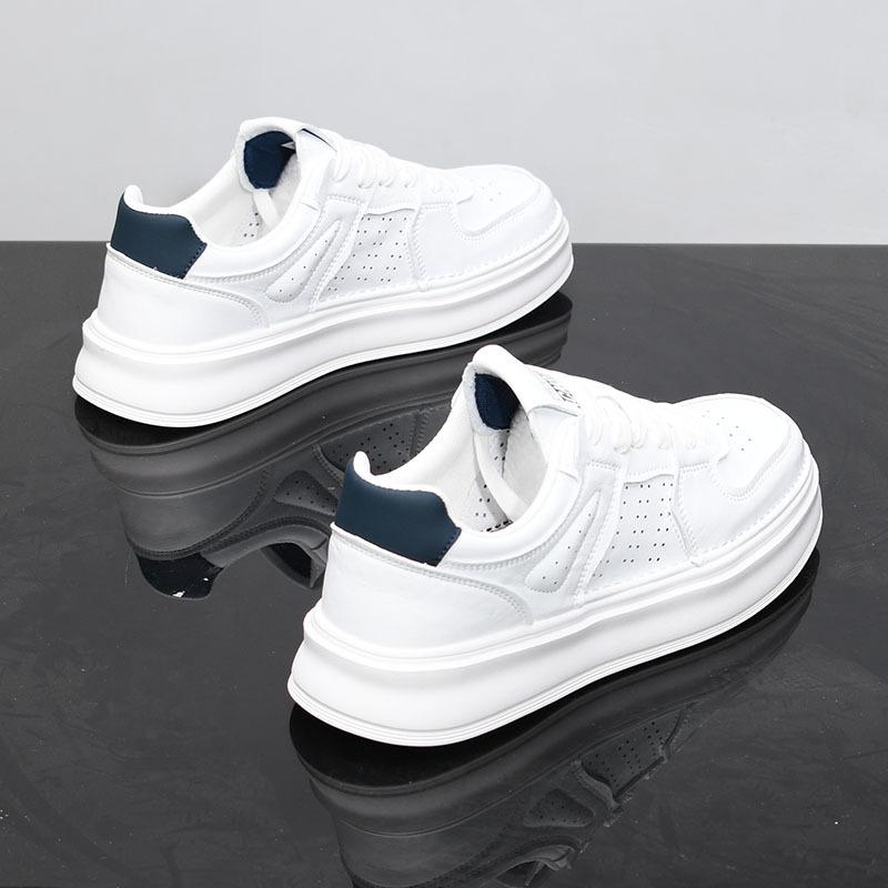 Shoes Spring casual shoes New breathable low-top board shoes Platform leather 1