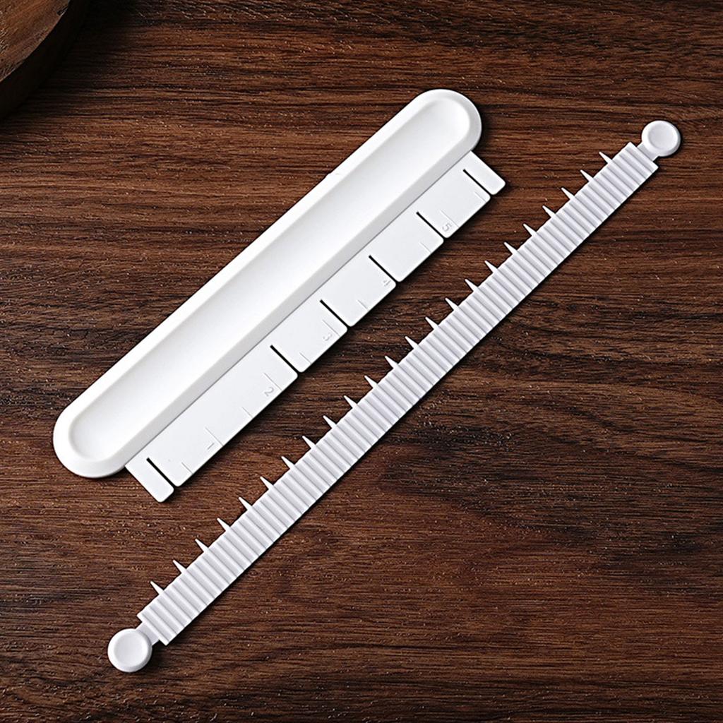 Herramienta práctica para decorar postres, marcador de bordes para pasteles con escala graduada, accesorio para arreglos florales curvos