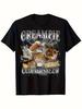 Black Funny Cat Meme T-Shirt Creampie Conspiracy Graphic, Re Size L & XL T-Shirt