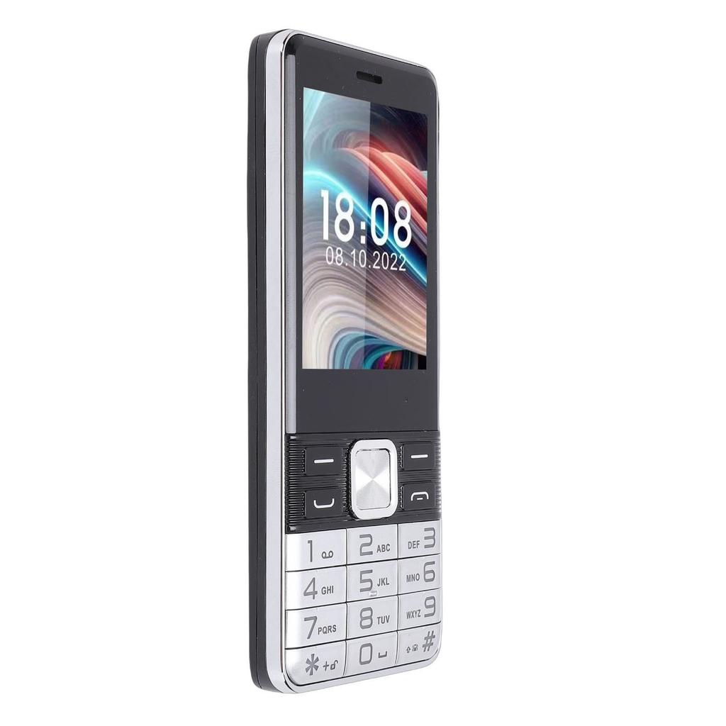 2G Unlocked Phone 2.8 Inch HD Color Screen 4 SIM Card Slots High Volume Speaker Big Keys Mobile Phone Support and 3.5mm Headphone