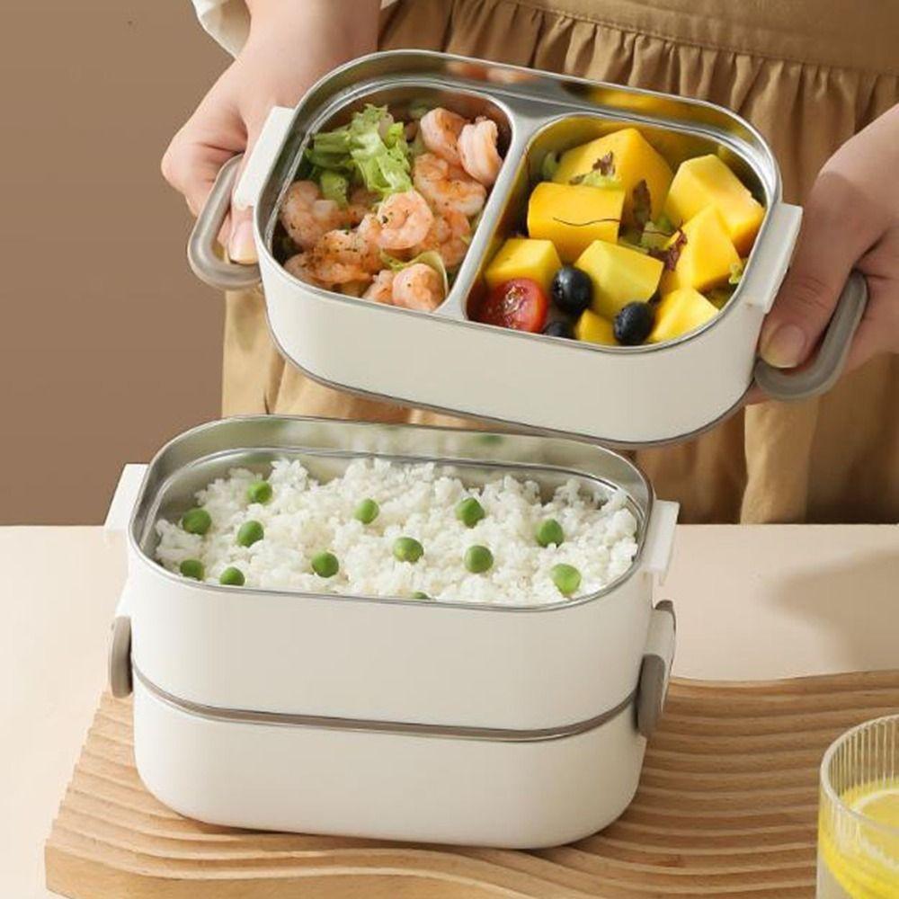 Large Capacity Multi Layer Lunch Box Leak-proof Divided Food Storage Container  School