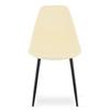 WAT Chair Cream / Black Legs X 2