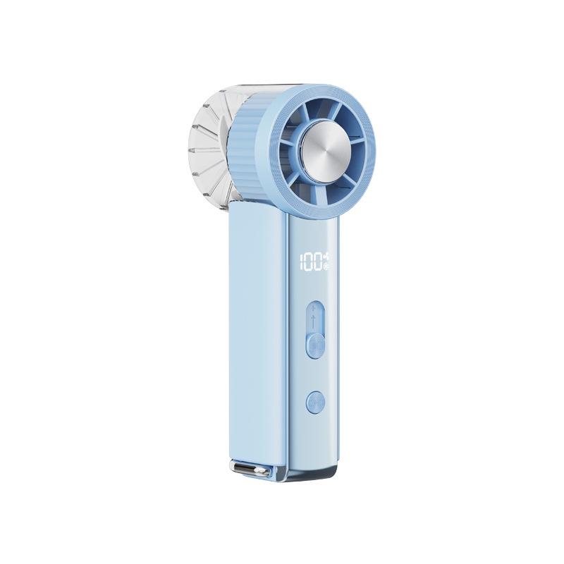 

New Creative USB Portable 100-Speed Turbo Fan with Transparent Ice Pack синій
