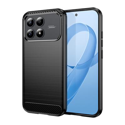 Coque de téléphone portable en TPU souple brossé pour Xiaomi POCO F8 Pro 5G Pocof8 Poko Poco F8 Ultra Housse anti-empreintes digitales Funda