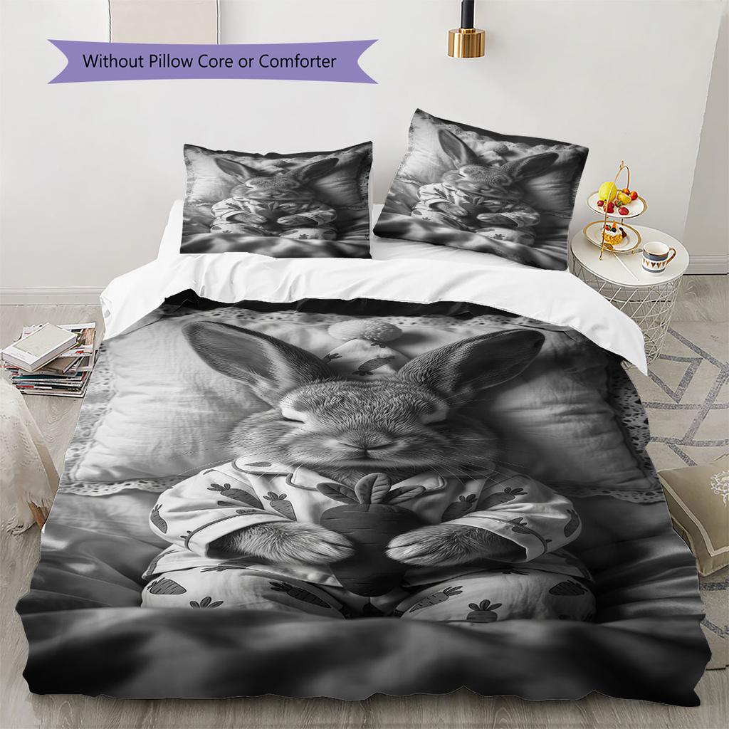 Pure Comfort Bedding Quilt Set Quilt Cover Pillowcase Home Decoration Birthday Gift (1 * duvet cover + 2 * pillowcase, without core)