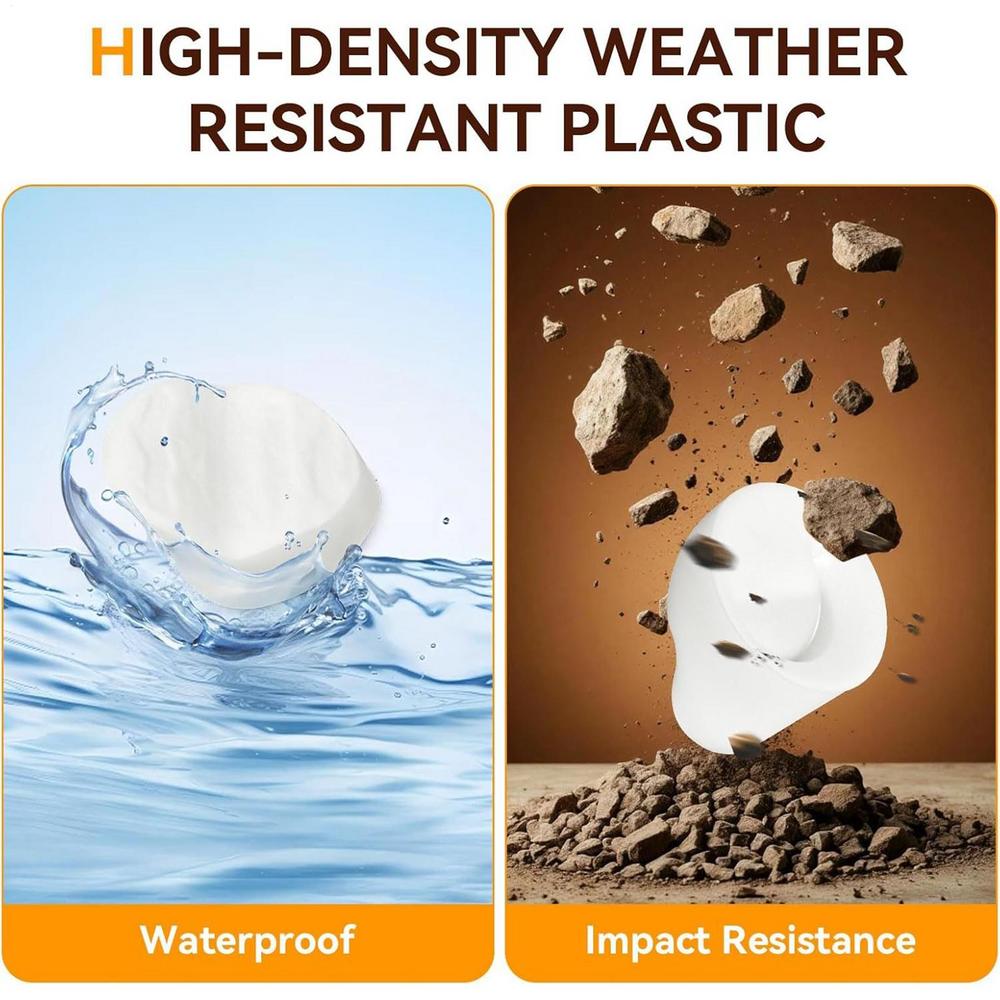 Zaślepki do otworów na śruby w drzwiach i oknach 50 sztuk Białe nasadki końcowe do drzwi i okien Osłony do otworów na śruby w ramach drzwi, okien, szafek, ogrodzeń