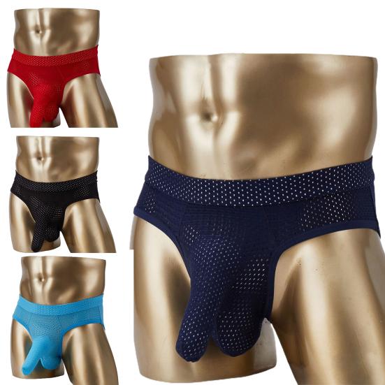 Slip mit Ausbuchtung Leichte Nylon Herren Sexy Trunk Unterwäsche für Flitterwochen