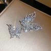 Delicate Rhinestone Butterfly Brooch for Women’s Wedding Fashion and Special Occasion Gift
