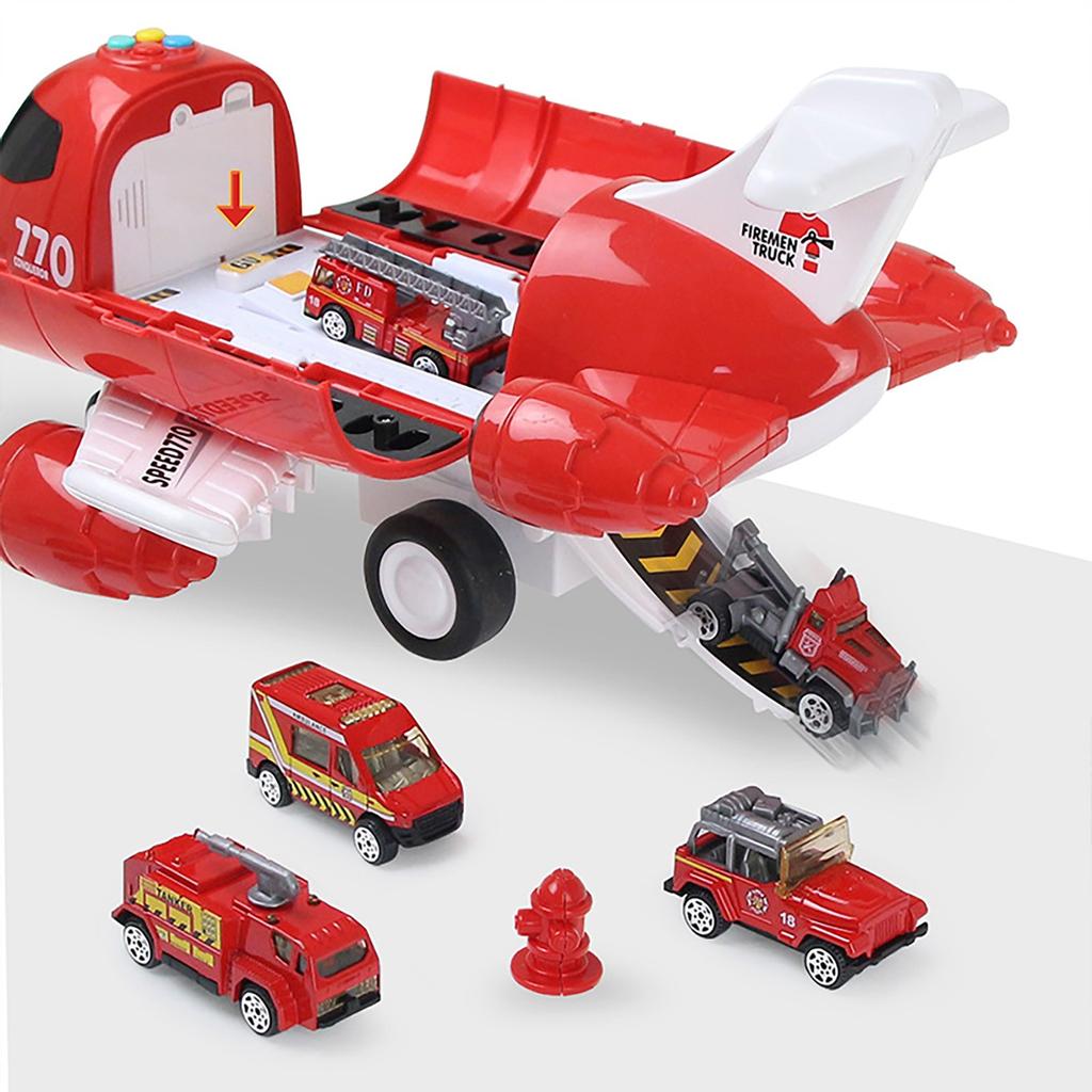 Simulation Transport Aircraft With Storage  Car Kids Music Toy