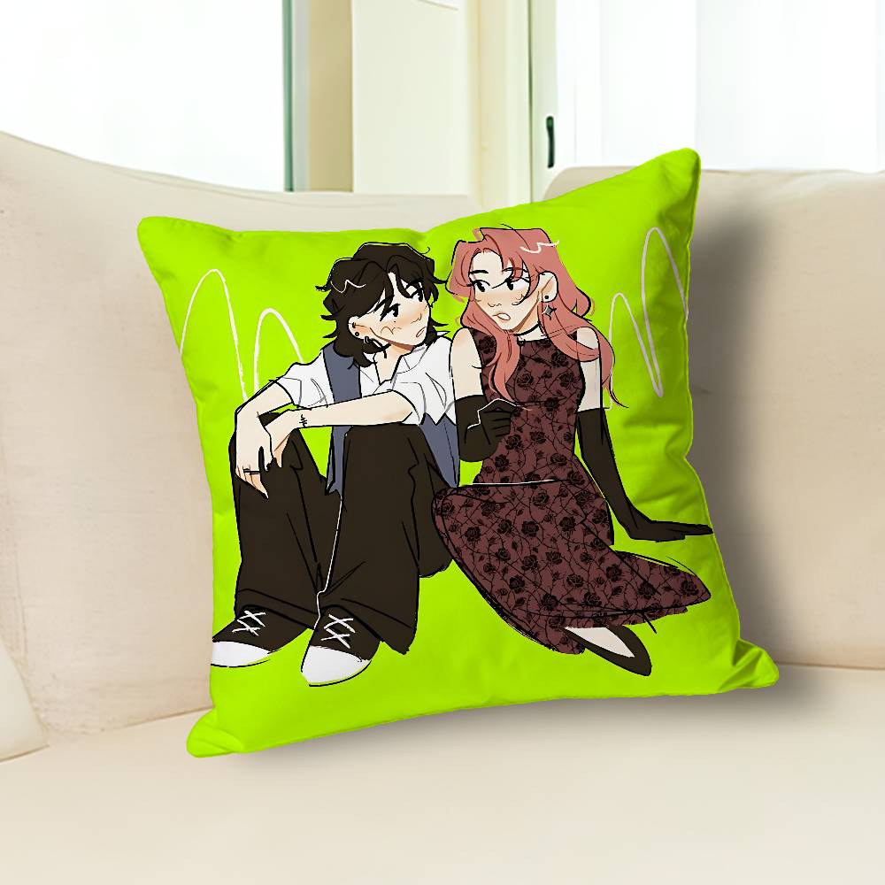 M-Mitsuki Koga Aya tgswiiwagaa Anime Celebrity Merchandise All-Match Printed Pillow Case Sofa Car Office Room