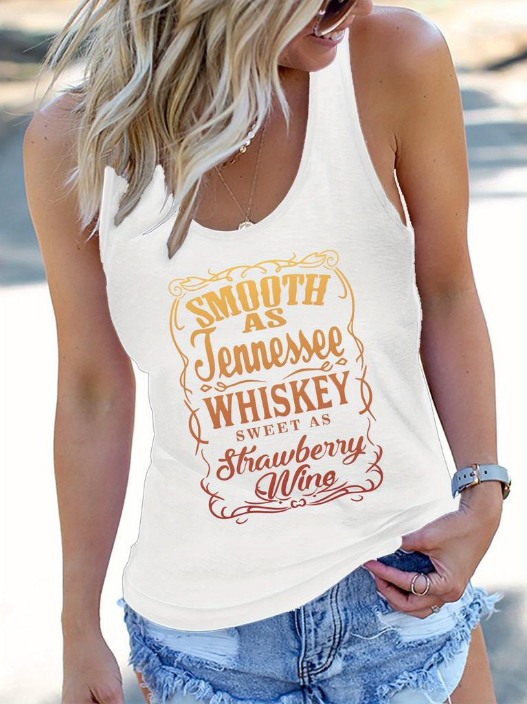 Printed Summer Women's Loose and Personalized Dream Catcher Mesh Printed Vest Top T-shirt Comfortable Sleeveless