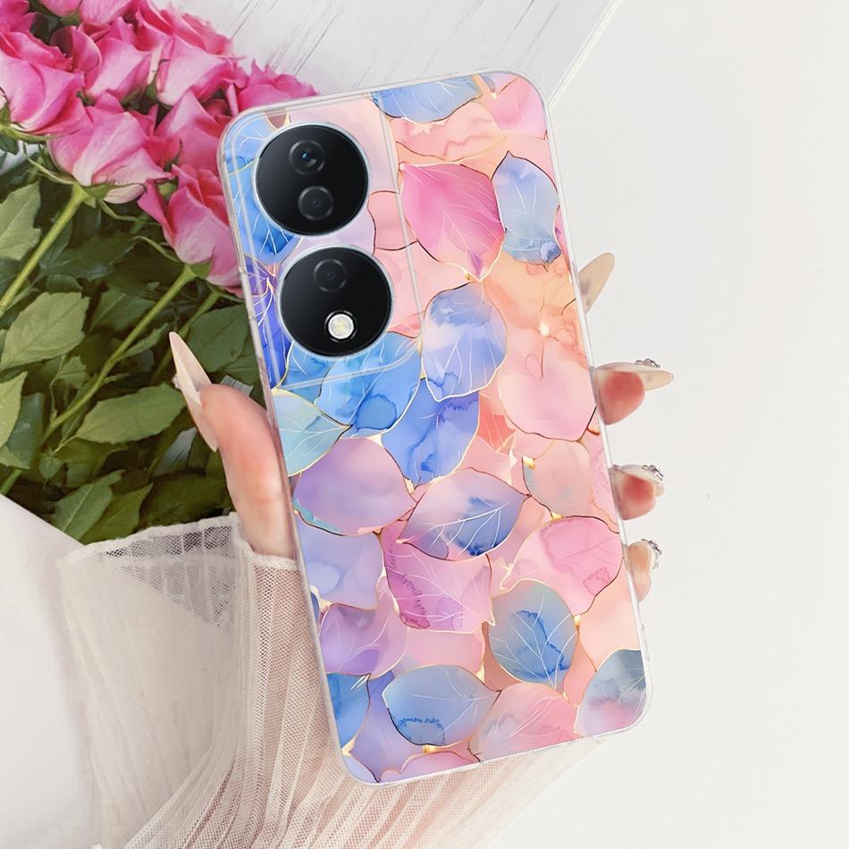 For Honor X7b CLK-LX2 2025 Cute Flower Butterfly Cat Painted Case For HonorX7b X 7B 4G 5G Soft Silicone TPU Phone Cases