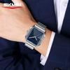 SKMEI 9393 Watch Unique Design Stainless Steel Men's Wristwatches Elegant Watches for Men relgios masculino Fashion Quartz