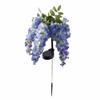 Creative Garden Floor Lamp Realistic Landscape Lawn Lamp Solar Wisteria Flower Lamp  House