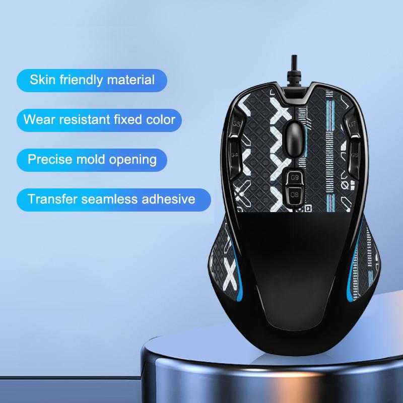 Anti-Slip Mouse Grip Tape Skate For Logitech G300S Gaming Mouse Suck Sweat Sticker For Computer E-Sports Gamer