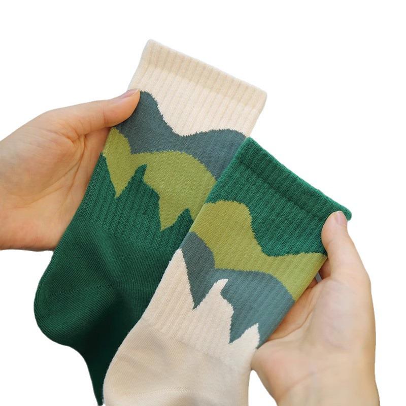 Asymmetric Trendy Socks - Unisex Japanese Street Style for Any Season