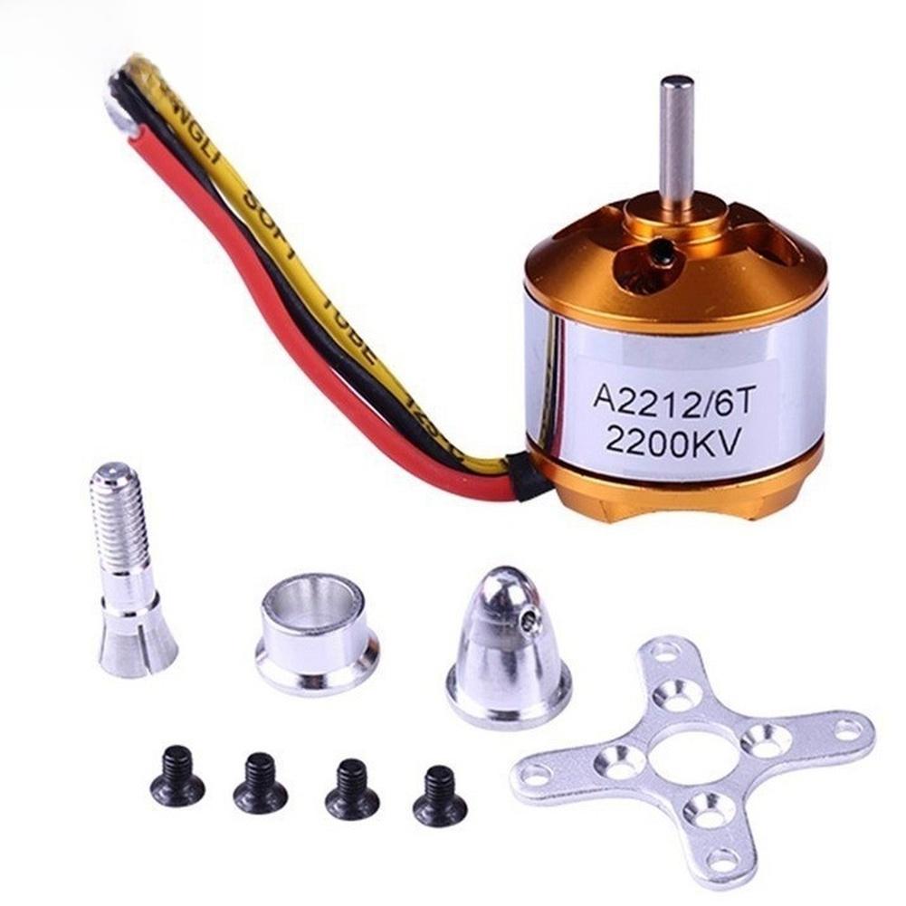 A2212 Brushless Motor For RC Aircraft 1000KV 1400KV 2200KV High Efficiency Lightweight For Multi Rotor Fixed Wing Models