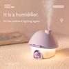Cartoon Air Humidifier 300ml Mini Essential Oil Aroma Diffusers Colorful Lighting Cute Mushroom House Home Ultrasonic Humidifier