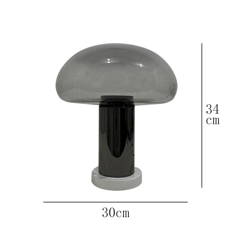 Nordic Modern Glass Table Lamp - Creative, Stylish Lighting for Living Room, Bedroom, Hotel, or Model Room