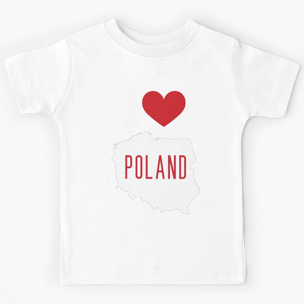 I Love Poland Kids T-Shirt 130