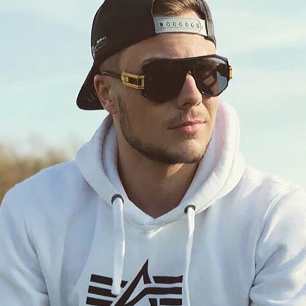 Retro Men's Sunglasses Square Sunglasses For Men Women Cyberpunk Style Glasses Anti Glare UV400 Go To Fishing Travel Driving