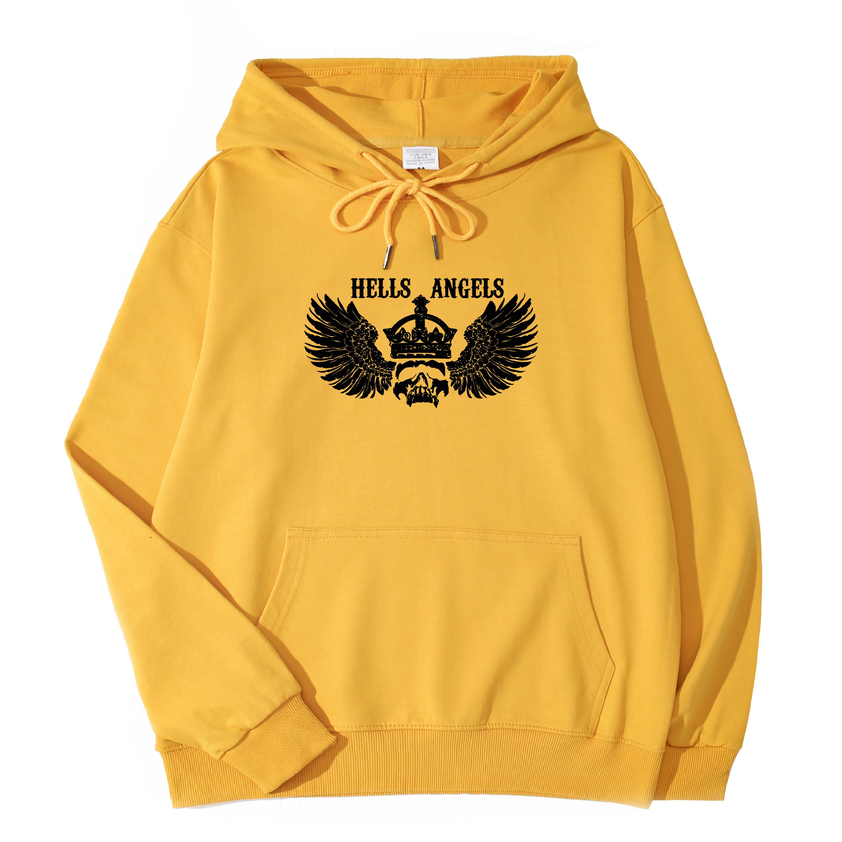 

Мотоциклетный клуб Hells Angels Толстовка унисекс Женская толстовка с капюшоном Лидер продаж N05 M