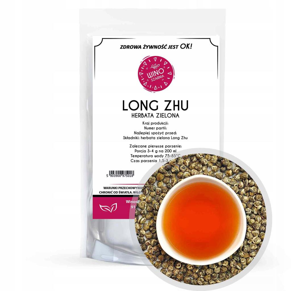 Herbata zielona Long Zhu - 50g Cesarska Perła