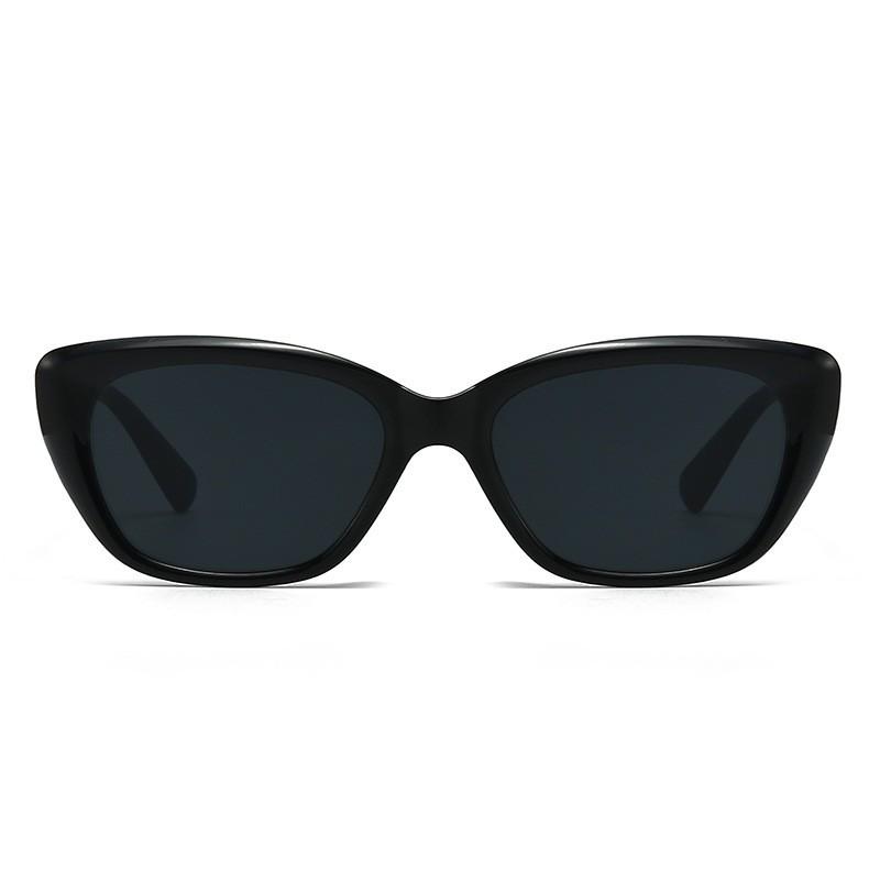 Retro European & American Women's Small Frame Sunglasses - High-End UV Protection, Versatile Street Style