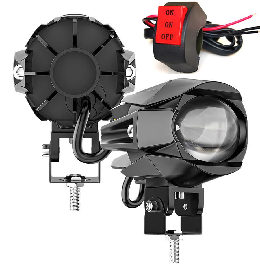 LED Car Motorcycle Spotlight  Headlight Fog Blast Lights Accessories  Auxiliary Spot Work Lights Accessories for Truck Car ATV