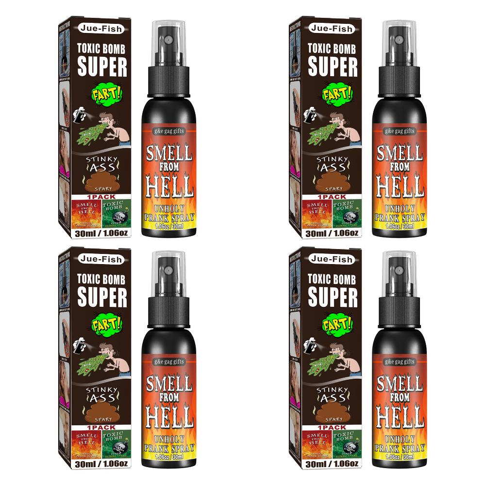 30ml Fart Gag Spray Prank Joke Plastic Smelly Stinky Gags Party Supplies Liquid Fart Gag for Adults Kids Non Toxic for Halloween