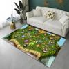 Tappeto Cartoon 3D My Singing Monsters Videogioco per Casa Soggiorno Camera da Letto Divano Zerbino Decorazione, Tappeto per Area Tappetino Antiscivolo per Pavimento