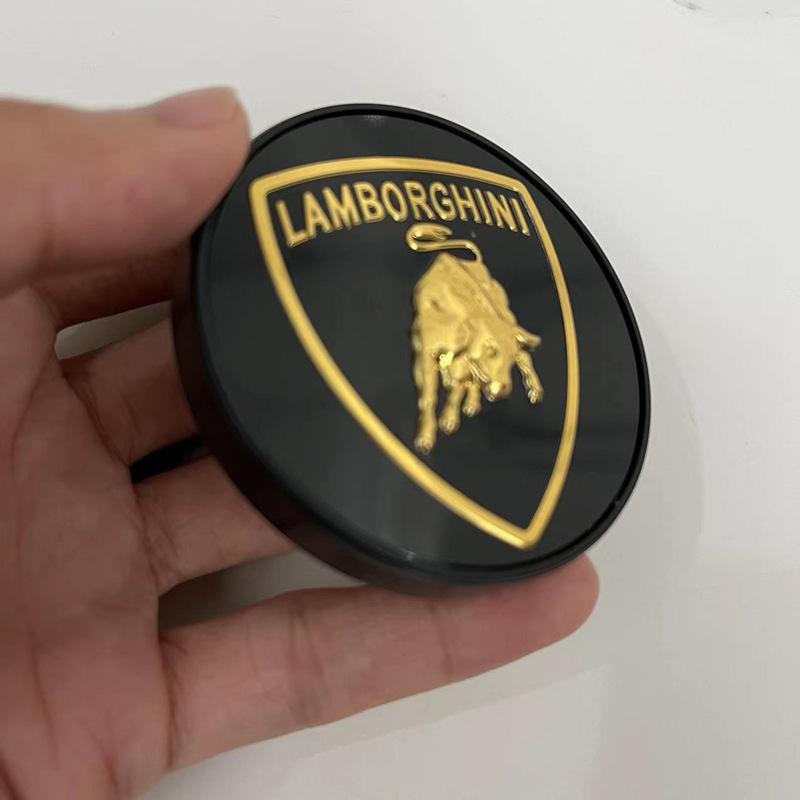 1/4τμχ 60mm Αυτοκόλλητα Κέντρου Τροχού Αυτοκινήτου Καλύμματα Τροχών Για Automobili Amborghini Lamborghini Aventador LP700 καλύμματα τροχών αυτοκινήτου κάλυμμα τροχού