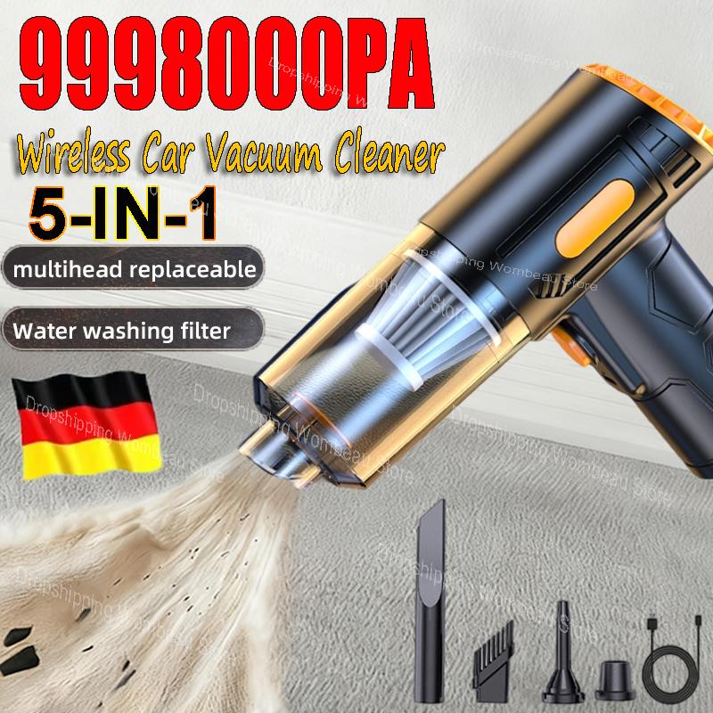 Car Wireless Vacuum Cleaner Machine Blowing Suction Powerful Portable Handheld For Home & Auto Lightweight Cordless Rechargeable