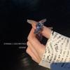 Imprisoned Heart Metal Thorns Love Ring Irregular European and American Niche Design Open Ring Couple Ring