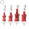 Lyr 1Pcs Colorful Car Modified Turbine Whistle Sound Device Exhaust Pipe Tail Throat Whistle Car Tail Whistle Ring