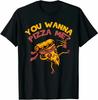 Men's and Women's T-shirts NEW LIMITED Funny You Wanna Pizza, Foods Lovers Premium Gift T-Shirt Size S-3XL