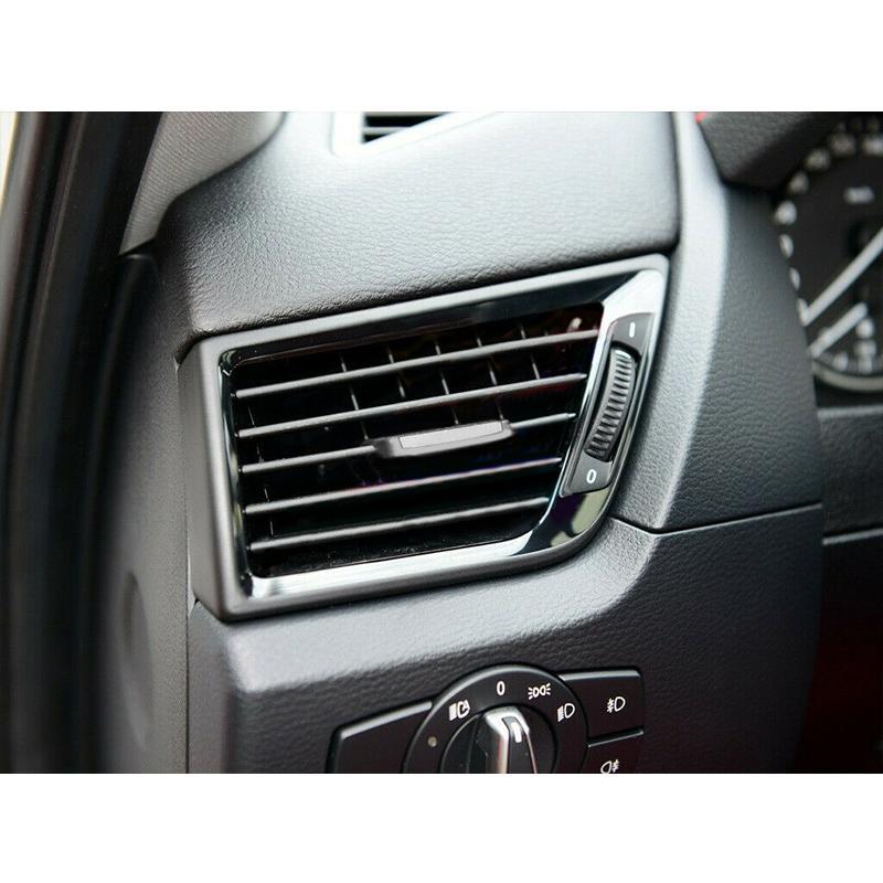 New 1 Pair Interior Front Left Right AC Vent Air Outlet Frame Trim Cover Fit for BMW E84 X1 2010-2015 64229258362 64229258363