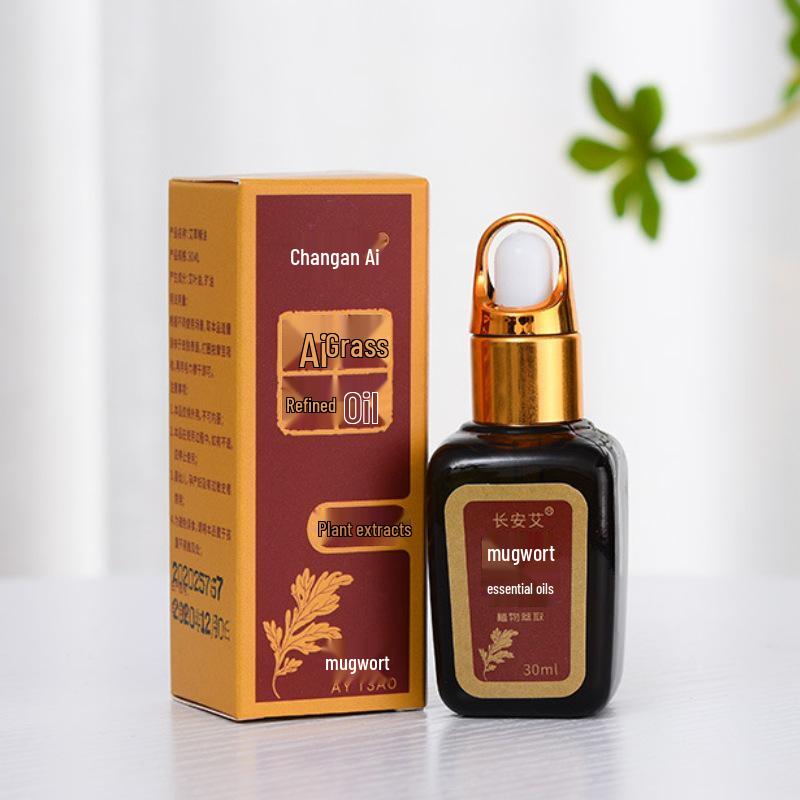 Mugwort Essential Oil Roll-On 10ml: Universal for Body Moisturizing, Aromatherapy, Massage of Shoulders and Neck.