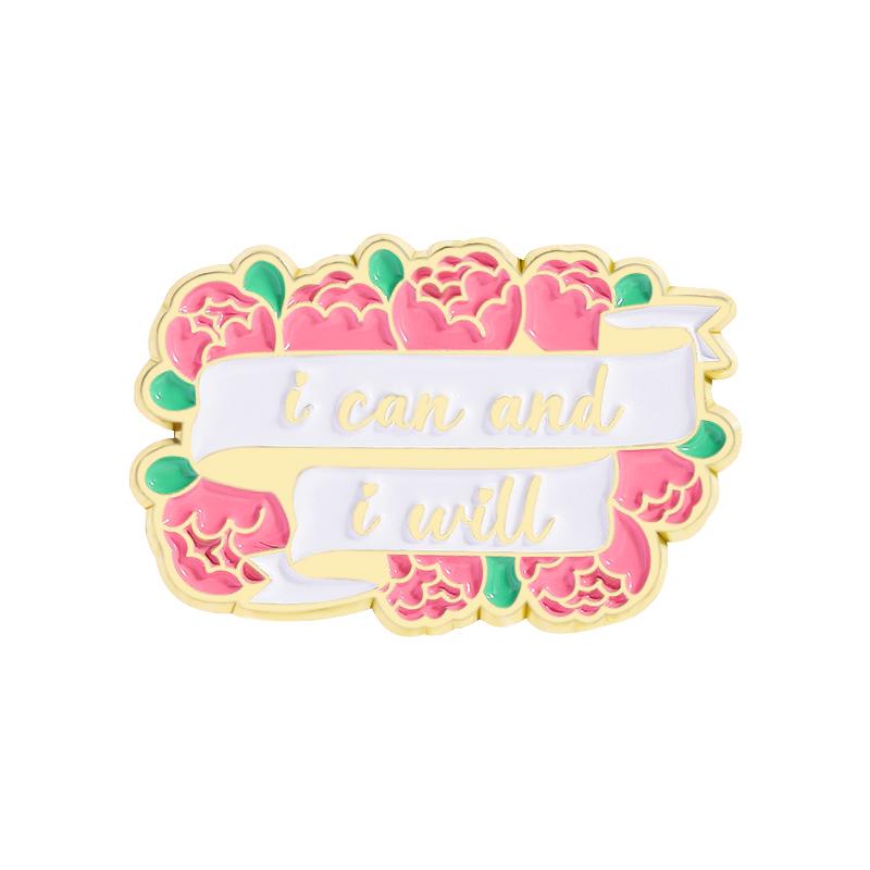 

You Are Meant To Shine Enamel Pin Custom Positive Quotes I Can And I Will Metal Brooches Lapel Badge Jewelry Gifts For Friends