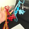Creative Pony Keychain Braided Rope Backpack Pendant For Phone Bag Hanging Accessories Diy Decoration Horse Year Gift