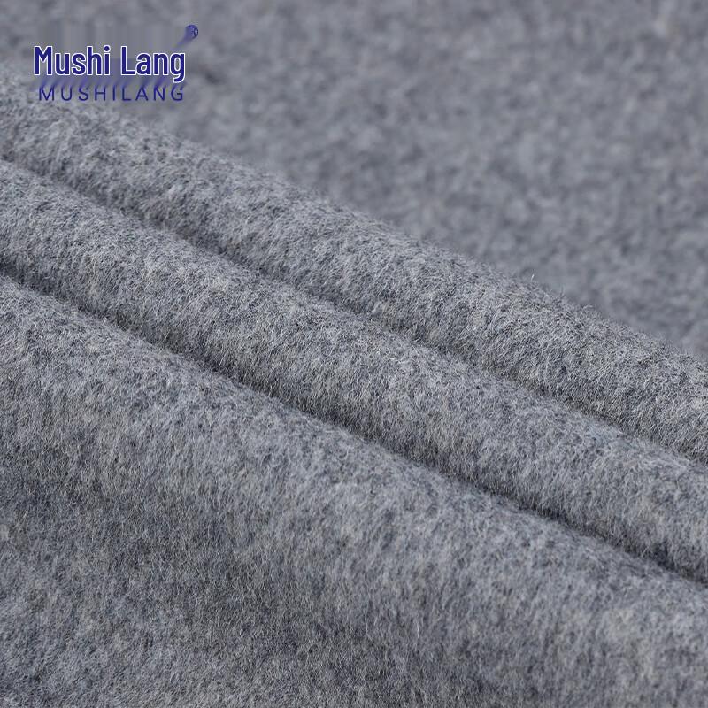 MUSHILANG Men's 55.2% Wool Blend Business Casual Suit Jacket