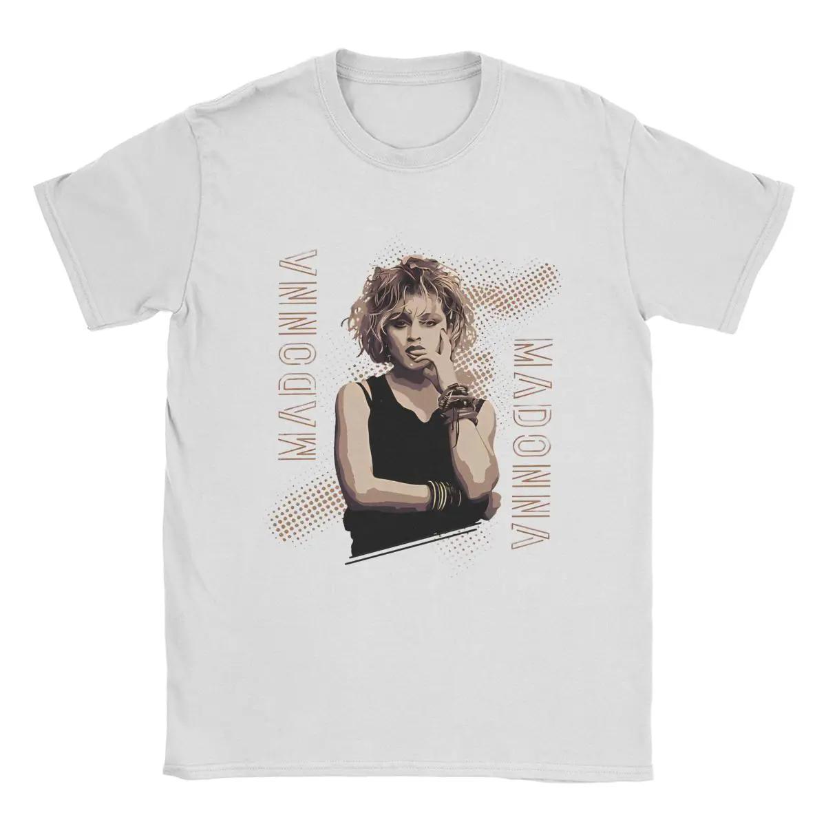 

Мужская Женская Футболка Madonna Music Vintage Поп-певица Одежда Потрясающие Летние Футболки Топ Футболка Одежда Лето 4XL