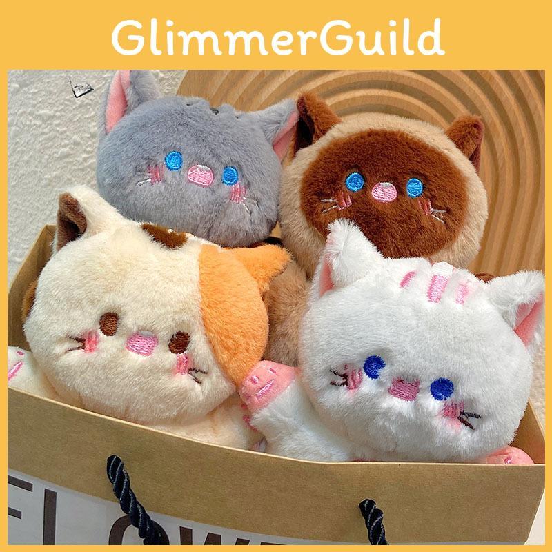 Jinnew Meow Cute Meow Cat Keychain Plush Charms With Pressing Will Make A Sound