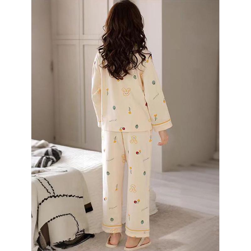 Women's Long Sleeve Velvet Pajama Set - 2025 New Autumn/Winter Collection