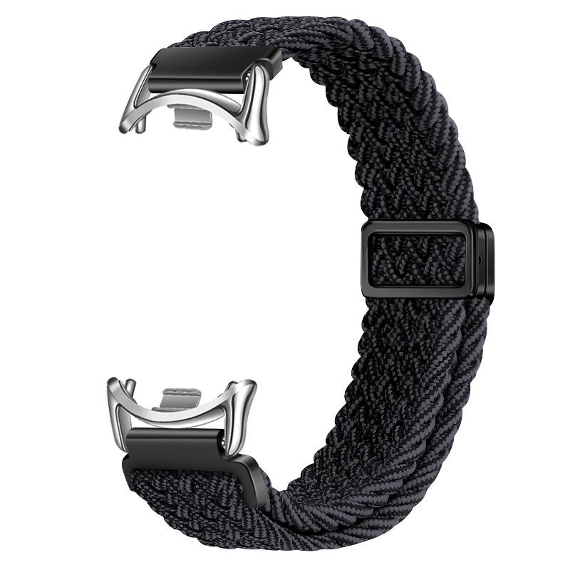 Solo Loop Strap For Xiaomi Mi Band 8 9 Elastic Braided Nylon Adjustable Watchband Correa Bracelet For Miband 10 Miband9 8 Accessories