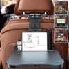 AUEOTUAR Car Rear Seat Headrest Car Dining Rear Seat Car Easy To Height Convenient Rotating Phone Holder Patent Weight Capacity 15kg Table, Table,